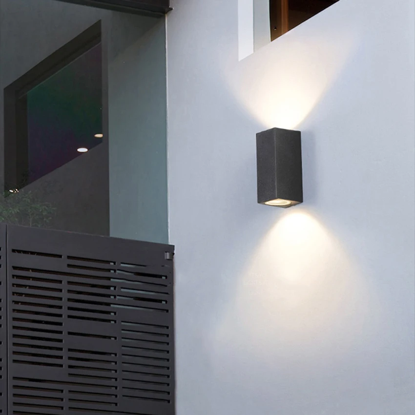 3w 7w светодиодный алюминиевый настенный светильник настенное бра квадратный