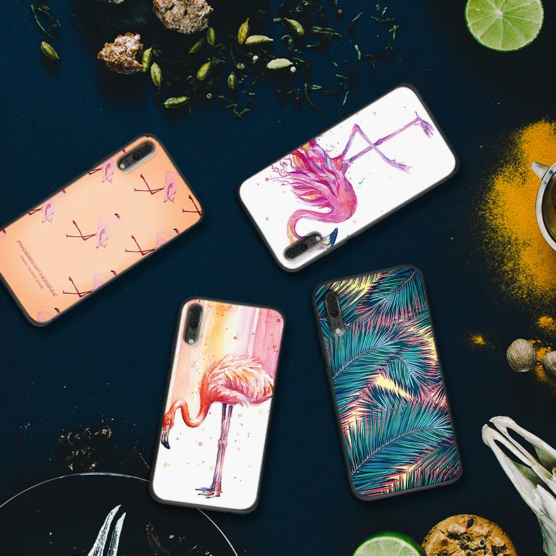 Чехол для телефона huawei Honor 7X 8X 9X Pro 8 9 10 Lite Note View 20 6A 7A 3GB фламинго на