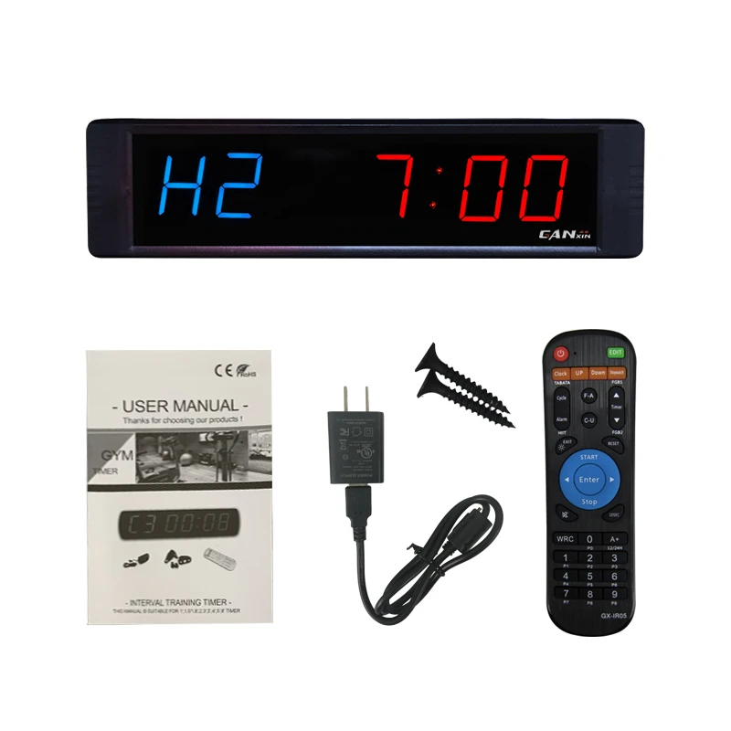[Ganxin] Популярные светодиодные цифровые часы|large led display clock|large digital clock timerclock |