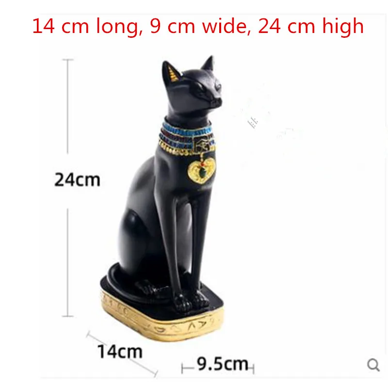 Креативная винтажная статуя бога египетского кота Декор для дома офиса