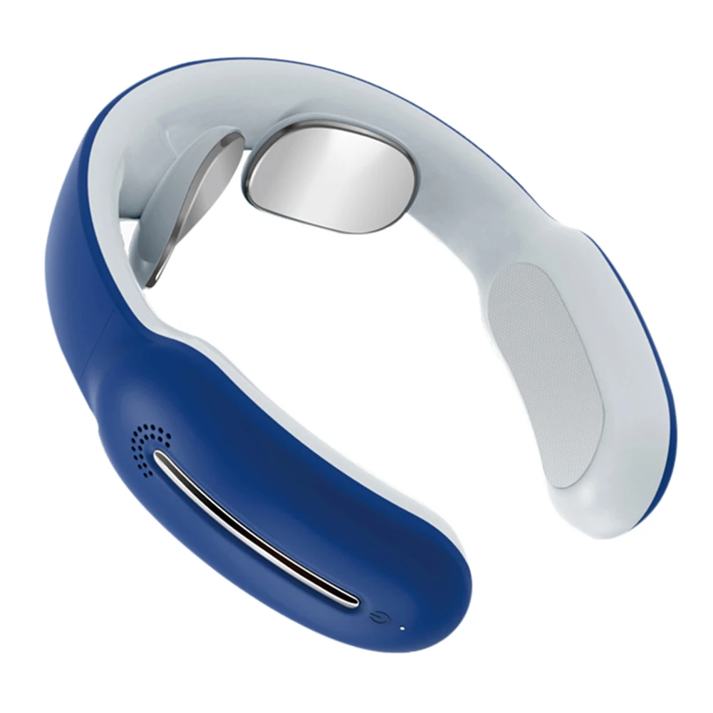 

Умный массажер для шеи 15 передач, Регулируемый Импульсный шейный массажер, многофункциональный протектор для шеи с голосовым управлением, ...