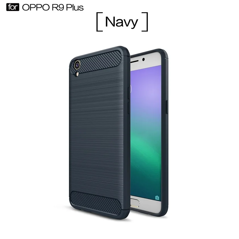 Чехол для OPPO R9 Plus мягкий силиконовый ультратонкий однотонный чехол из