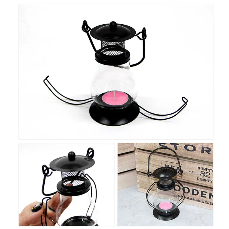 

Camping Lantern Retro Portable Camping Light Aroma Candle Holder Outdoor Portable Lamp for Hiking Camping Travel