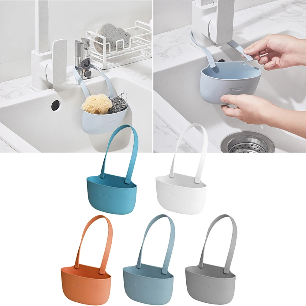 Эко дружественных Кухня мыть подвесные корзины для хранения Регулируемый Ванная