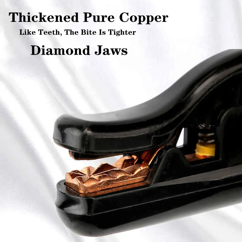 Зажим для электрода медный сварочный стержень мини держатель кабельные