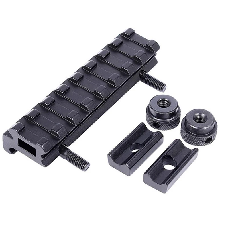 8 слотов 20 мм до 22 винтовка прицел крепление Вивер Пикатинни Военная алюминиевая