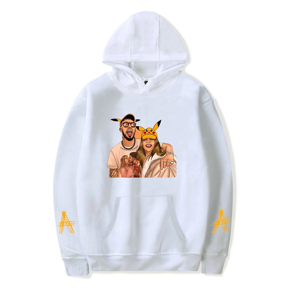 Anuel AA Стиль Знаменитостей Толстовка для мужчин и женщин