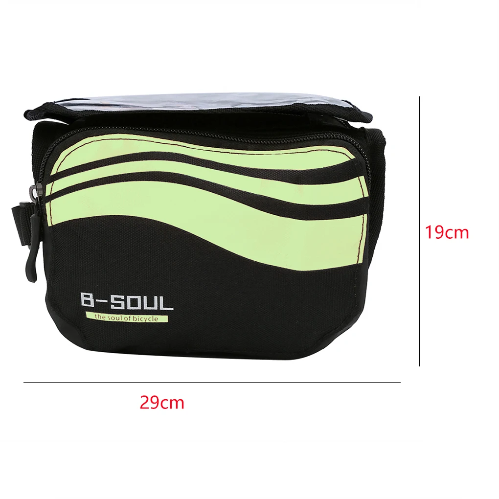 

5.7 Inch Bike Phone Touchscreen Bag Bicycle Front Handlebar Mounted Storage Saddle Pouch Waterproof Pannier Bag