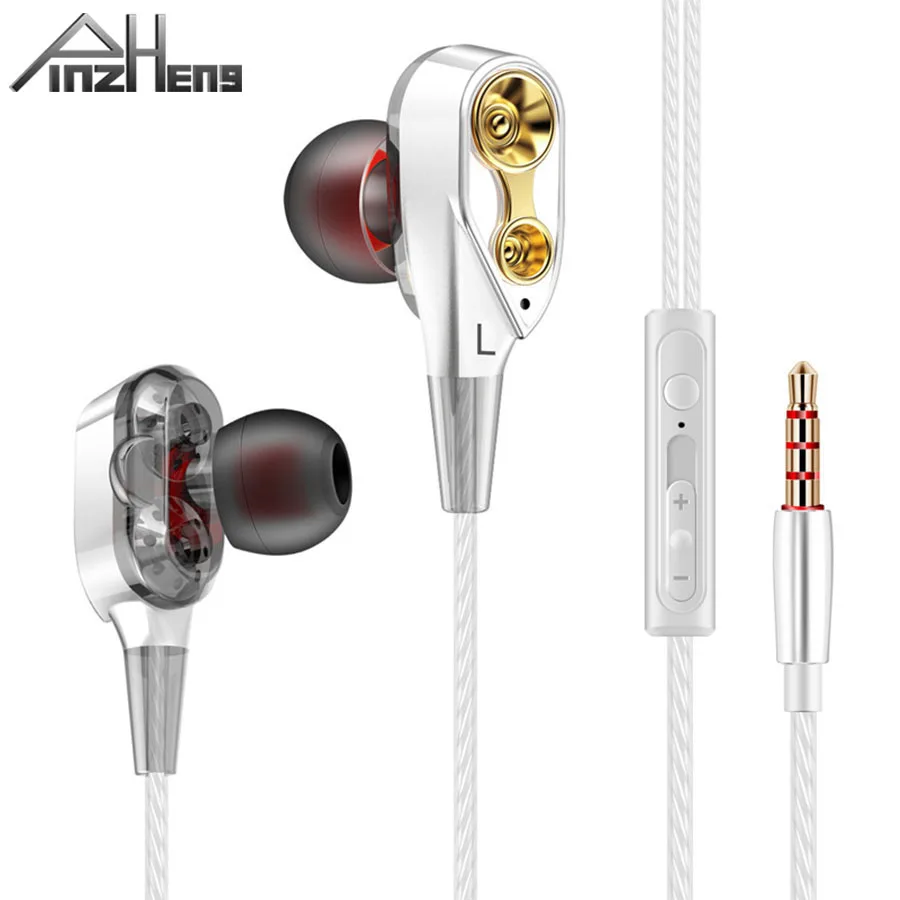 Наушники вкладыши PINZHENG Hifi басовые наушники для телефона Игровые Спортивная