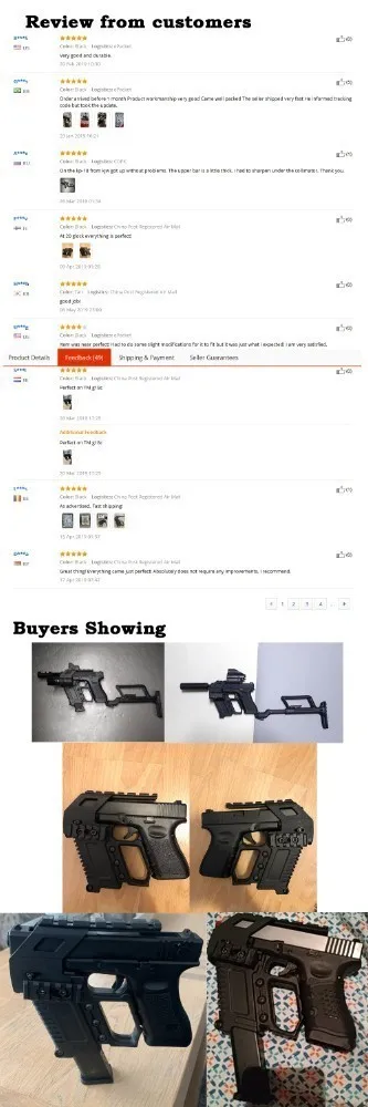 Glock Тактический рельсовый база серии загрузочное устройство пистолет Карабин Комплект быстрая Перезагрузка для G17 G18 G19 нейлон Охота армии аксессуары