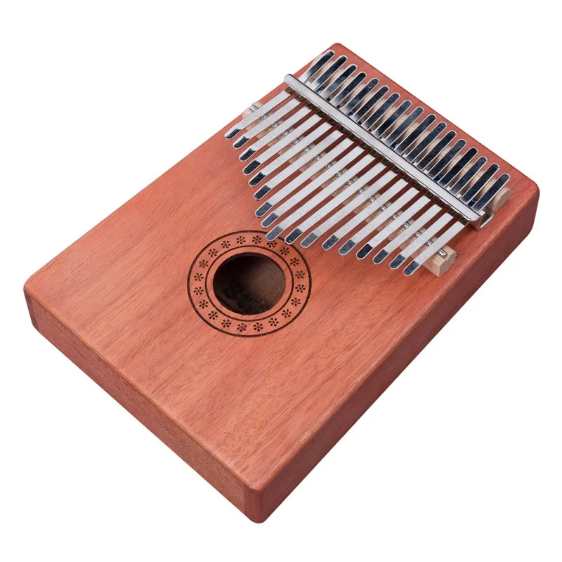 Пианино Kalimba для начинающих 17 клавиш твердая древесина портативная Регулируемая