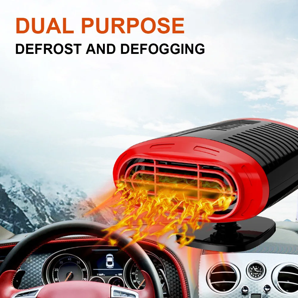 

Electric Winter Car Heater Heating Fan Defogger Defroster Demister Portable Car Interior Heating Accessories for Car Window