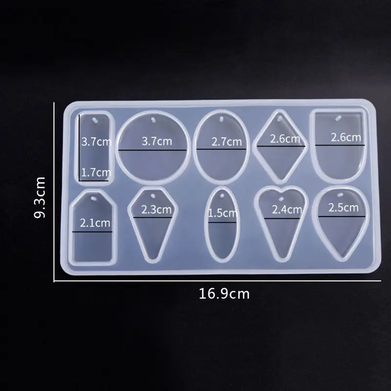Silicone Mold DIY Jewelry Making Necklace Pendant Molds Handmade Crafts Geometric Shape Professional Epoxy Resin Gifts | Украшения и
