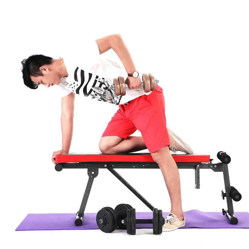 

OVERSEAS STOCK!!! Multifunction Sit Up Bench Bench Adjustable Fitness Stool Indoor Gym Exercise Training Equipment HWC
