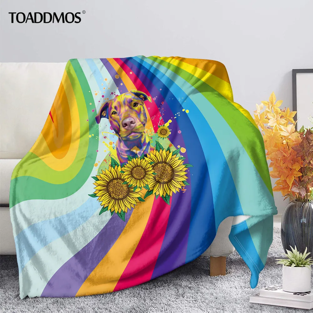 

TOADDMOS Cute Animal Design Colorful Fleece Blanket Soft Bed Thin Quilt Sofa Nap Warm Blanket for Kid Adult Comfort Knee Blanket