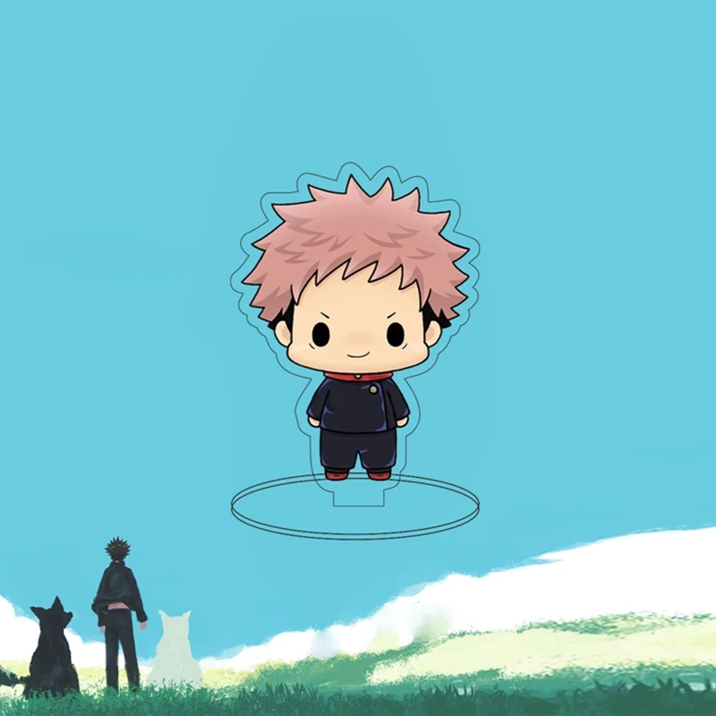 

Hot Anime Jujutsu Kaisen Cute Kawaii Ryomen Sukuna Acrylic Figure Stand Models Itadori Adorkable Yuji Plate Fans Collective Gift