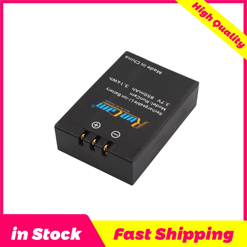 Promotion Runcam 2 3s Action Camera Spare Part Rechargeable Battery 3.7V 850mAh Li-ion RC2-09 RC Models Accessories | Электроника