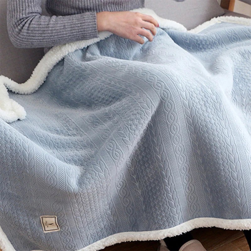 

Multifunctional Wheelchair Blanket Thickening Shawl Blankets Cloak Fleece Shawl Button Warm Snuggle Throw Wearable Shawls