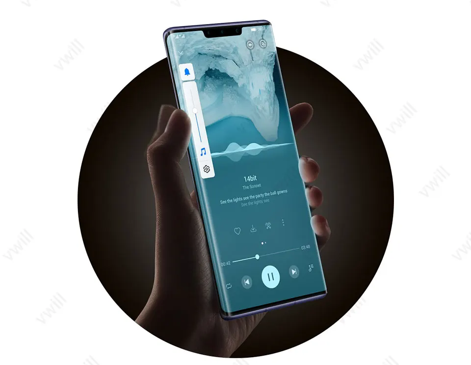 HUAWEI mate 30 Pro мобильный телефон 6,53 дюймов Kirin 990 Восьмиядерный Android 10 Встроенный датчик жестов Google play