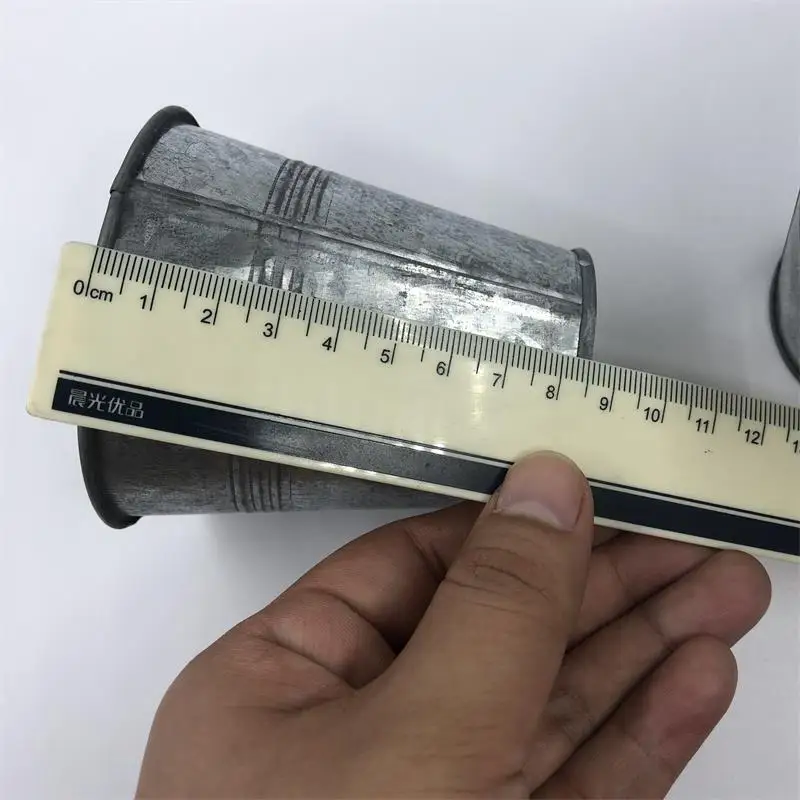 20 шт./лот D8 * H8.5CM Металл оцинкованная чашки Easeter яйцо горшок жестяная коробка