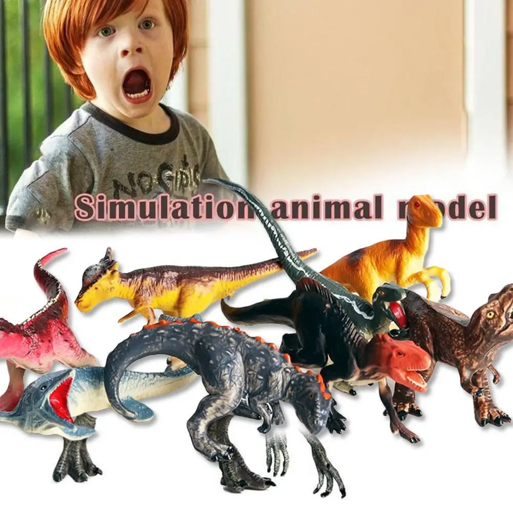 Экологически безопасные пластиковые мини фигурки динозавров подарки набор экшн