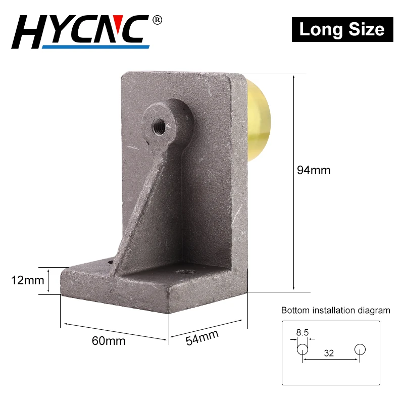 Cast Aluminum Limit Bumper Stop Impact Rubber Pad Engraving Machine Pile For Laser On CNC Milling | Инструменты