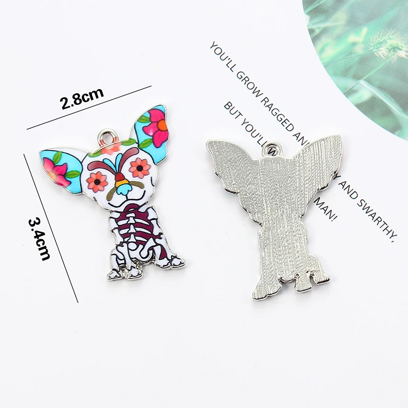 5 шт./Лот эмалевые Подвески в виде животных птиц собак рыб несколько видов