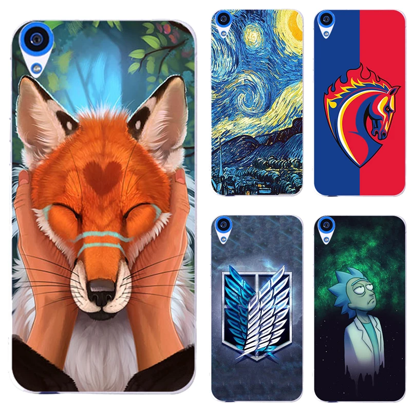 Чехол для HTC Desire 820 мягкий силиконовый чехол из ТПУ с рисунком D820T D820U D820TS