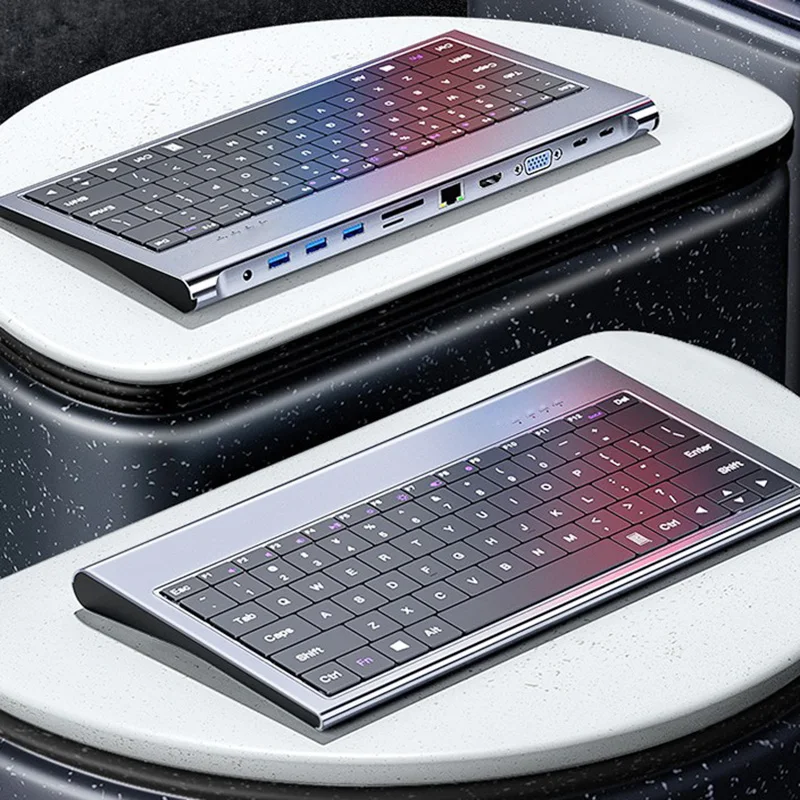 type c док станция с клавиатурой usb