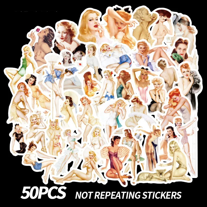 

10/30/50PCS Zhang Gu Poster Girl Sexy Beauty Personality Graffiti Stickers Computer Mobile Phone Luggage Waterproof Stickers
