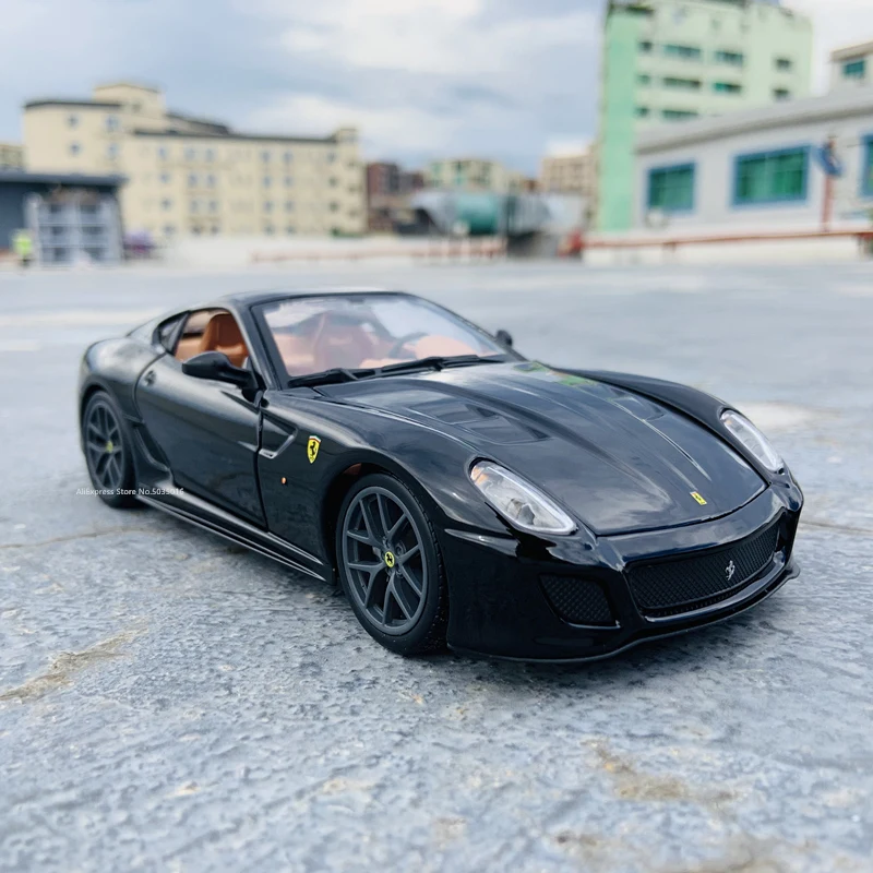 Bburago 1:24 Феррари 599 GTO черный производитель коллекция моделирование брелок для