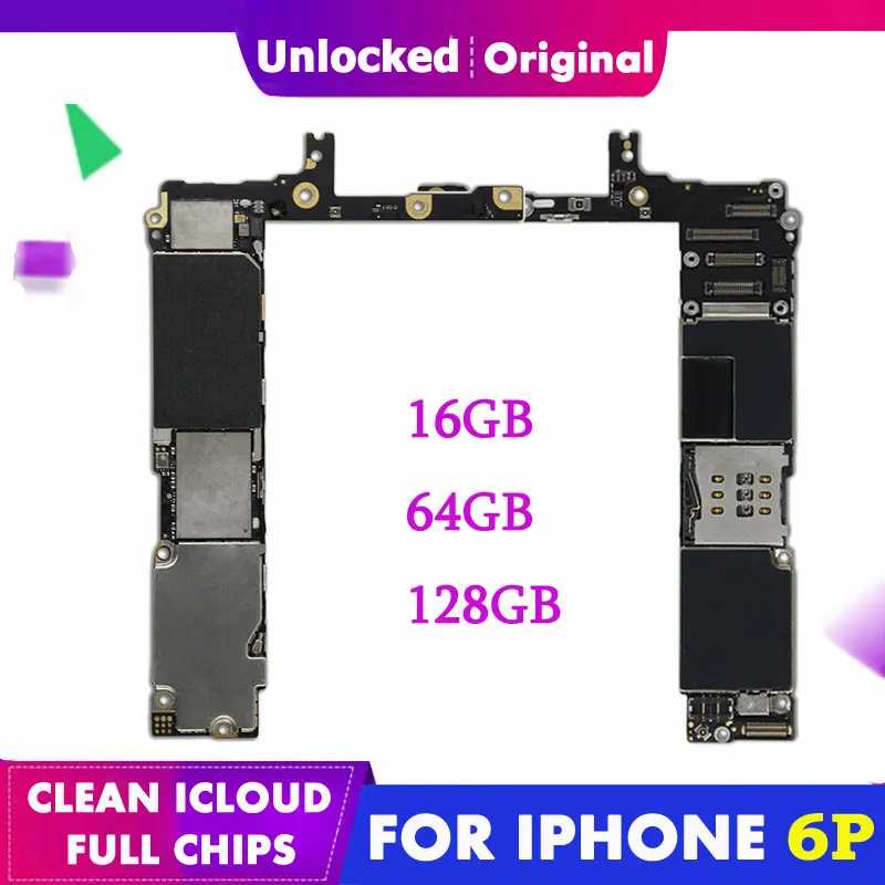 Для IPhone 6 Plus 5 дюймов P материнская плата 16g 64g 128g сборка основная логическая NO plus |