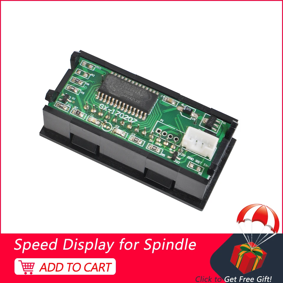 Мини дисплей скорости тахометр экрана для двигателя шпинделя с ЧПУ безщеточный
