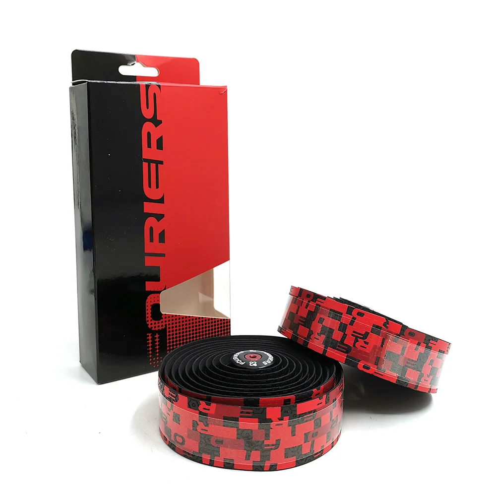 2020 новые Fouriers двухцветные ленты для руля шоссейного велосипеда с фиксированной