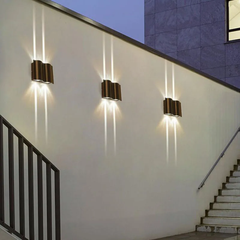

6W 12W 18W Waterproof LED Outdoor Wall Lamp Home Decorative Lighting Wall Sconce Home Corridor Stairs Porch Garden Wall Light