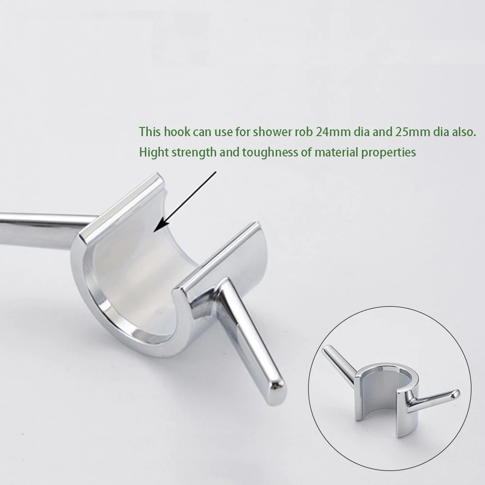 Аксессуары для ванной комнаты хранения 24 25 мм Полотенца кран ABS Висячие душевая