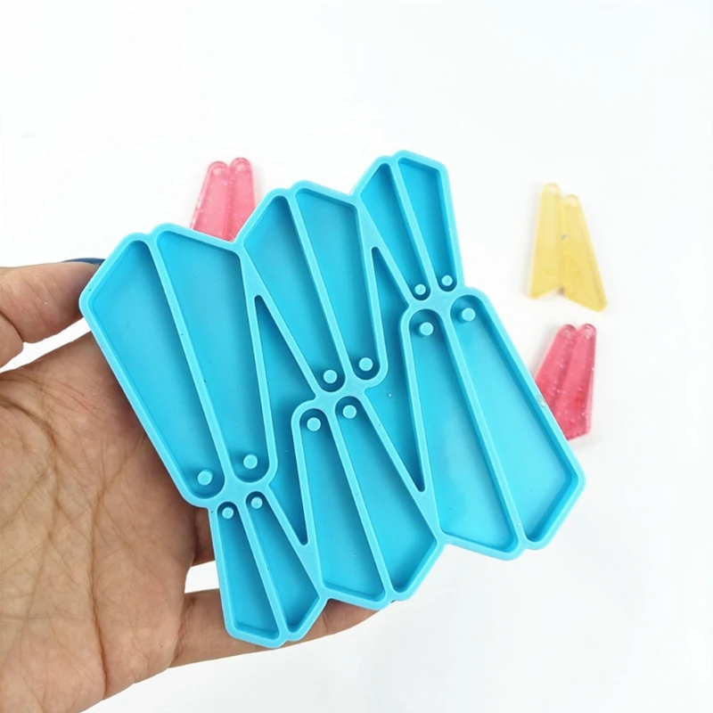 

Resin Molds Are Suitable for Jewelry Silicone Resin Jewelry Molds Including Earrings Pendants Bracelets Necklaces Molds X5QE