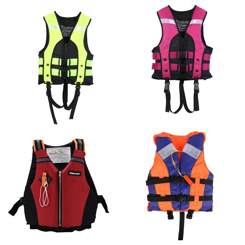 

Универсальный Спасательный Жилет для катания на лодке, лыжах, костюм для выживания, спасательный жилет из полиэстера, жилет для плавания и д...