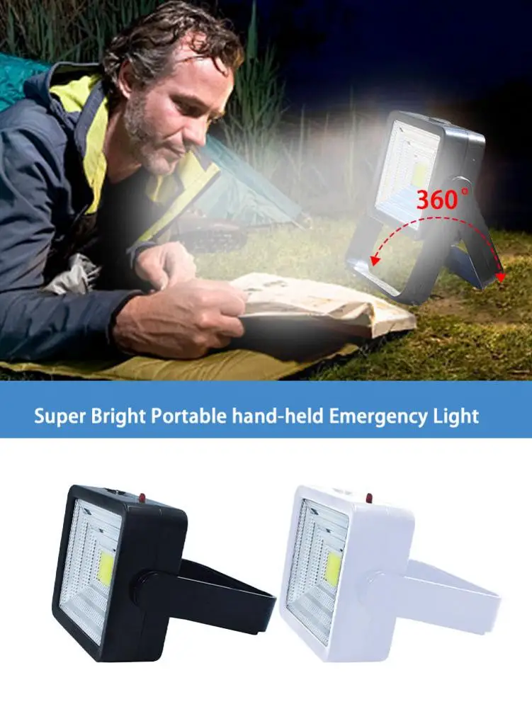 USB СВЕТОДИОДНЫЙ светильник на солнечной батарее портативный ручной аварийный