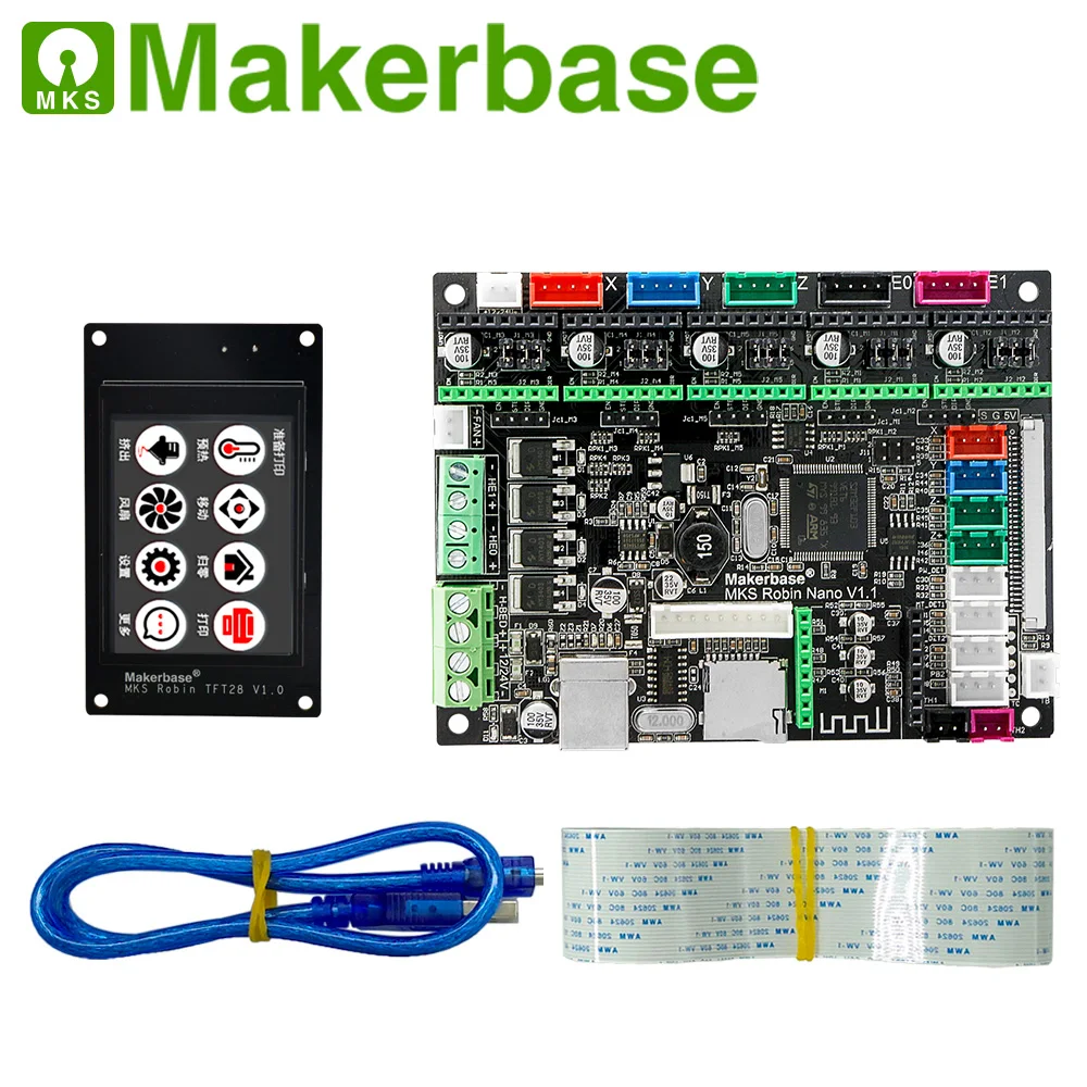 Материнская плата STM32 MKS Robin Nano 2 4 8 3 дюйма сенсорный дисплей аппаратное