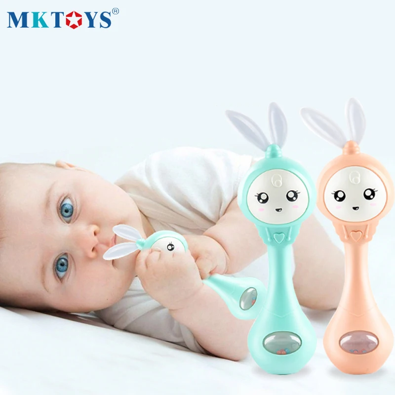 MKTOYS детские игрушки погремушки 0 12 месяцев подарок новорожденному младенцу