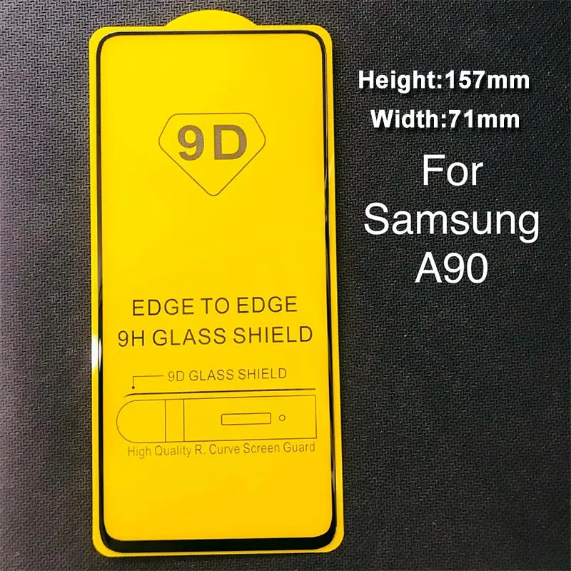 A90 9D защитный Стекло на samsung Galaxy A50 A40 A30 A20 A10 Экран протектор для samsung A70 A80 A90 A60 Стекло на M20 M10 M30 - Цвет: A90