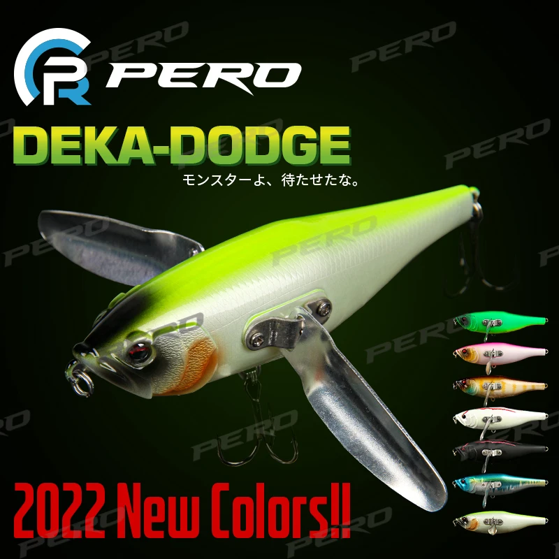 

PERO 114mm/34.5g Floating Artificial Fishing Bass Lure Swing Of Steel Ball Crawler Baits Popper for Pike Perch Fishing Lures