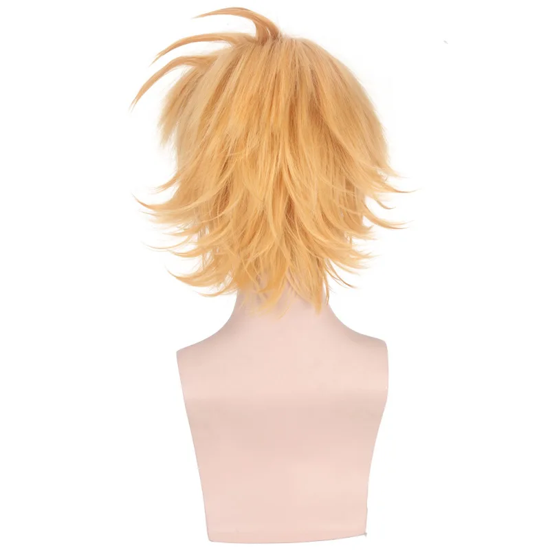 My Boku no Hero academic Kaminari Denki короткий красный термостойкий косплей костюм парик + шапка