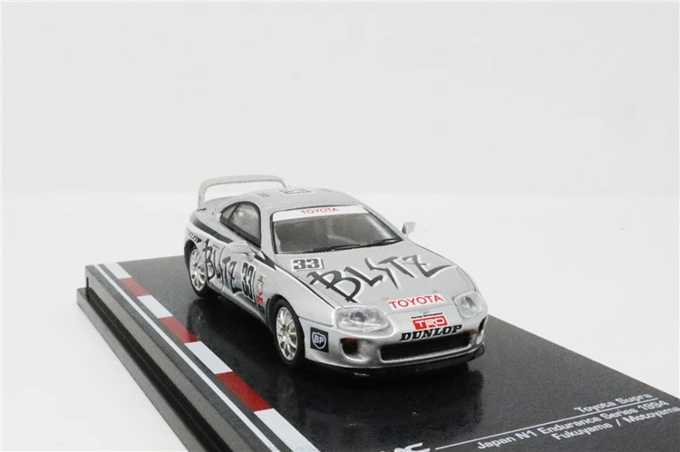 1:64 Tarmac подходит для Toyota Supra #33 Япония N1 выносливость серия 1994 литая модель
