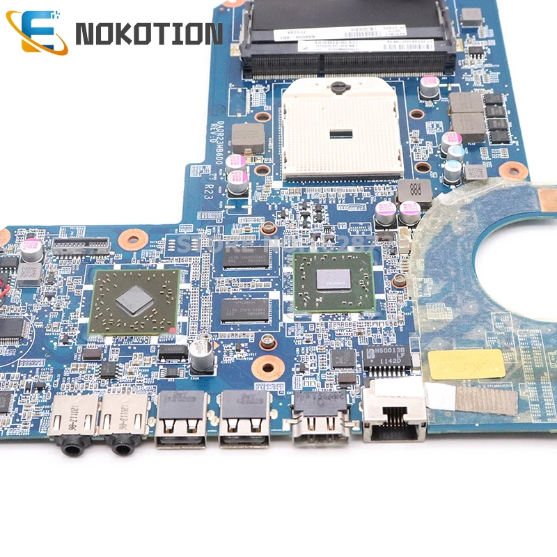 NOKOTION 649950-001 DA0R23MB6D1 материнская плата для ноутбука hp pavilion g4 g6 g7 HD 6470 DDR3 G7-1000 R23 Socket FS1 MB основная плата