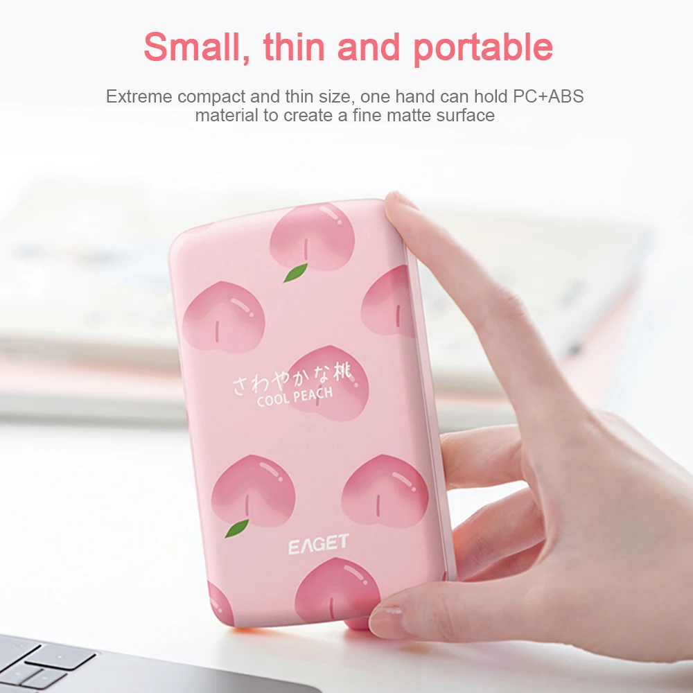 

EAGET G66 2.5inch USB 3.0 HDD Painted External Hard Drive 500GB High Speed HDD for Desktop Laptop