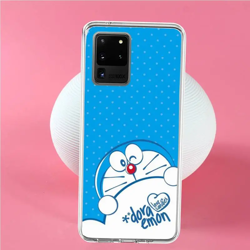 

Doraemon Blue Cat Phone Case For Samsung S6 S7 S7 edge S8 S8 Plus S9 S9 Plus S10 S10 plus S10 E(lite)