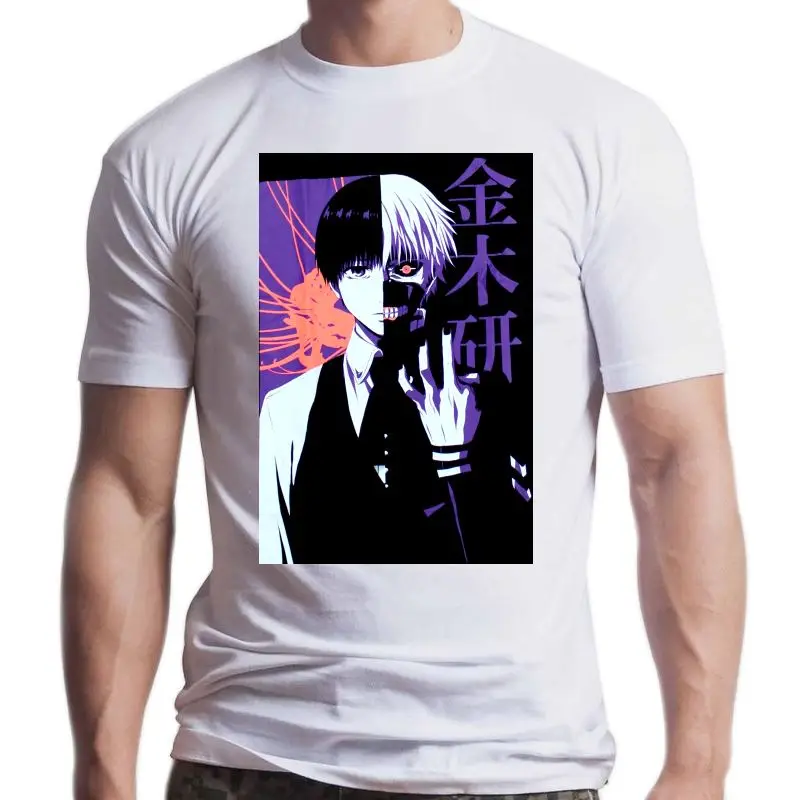 

Новинка Токийский Гуль KoNEKI с разрезом FoCE футболка 2021(2)