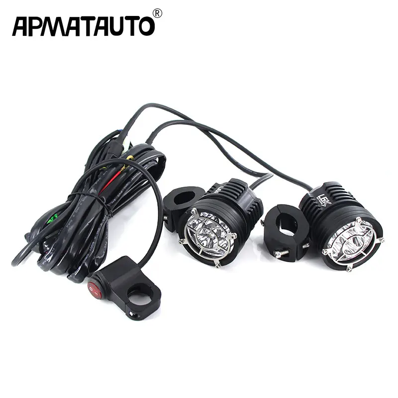 Feu antibrouillard auxiliaire LED pour motos, lampe de conduite, pour YAMAHA BMW R1200GS/ADV K1600, 12000lm